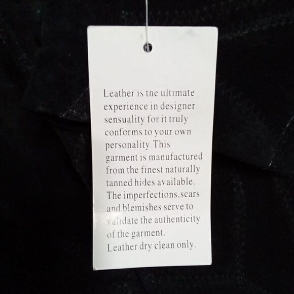 Henig Furs Suede Patch Blazer / Jacket Black Size L Fully Lined NWT - Picture 9 of 10